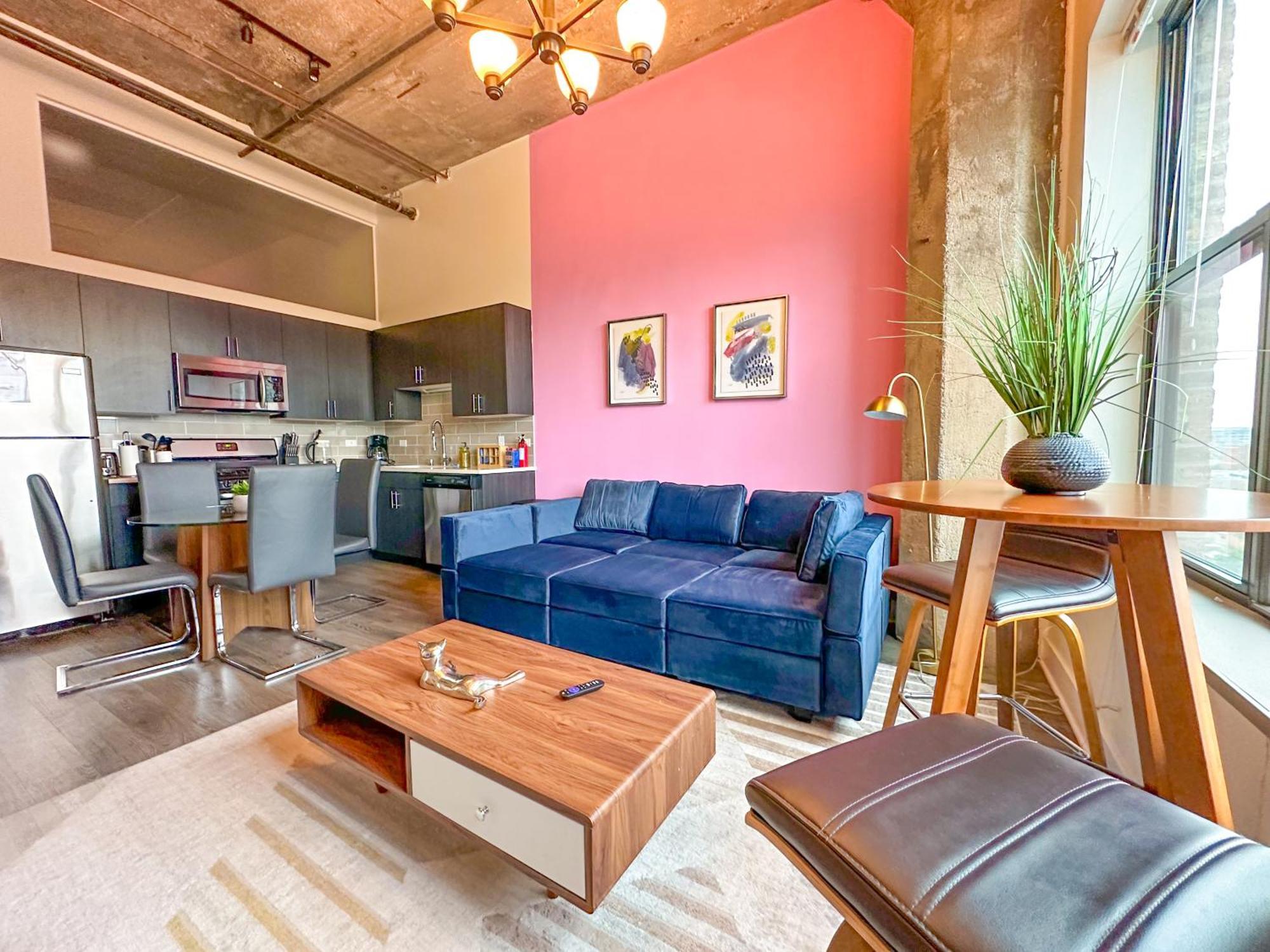 Modern 2Br Loft With Amazing City Skyline View And Optional Parking For 8 Guests Near Mccormick Place And Soldier Field Chicago Esterno foto